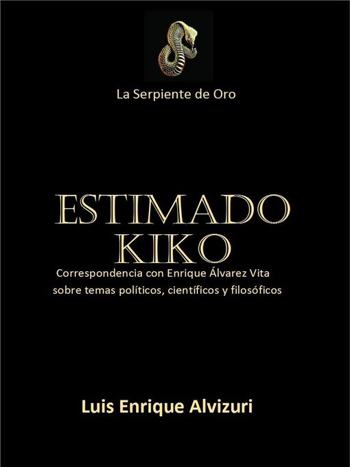 Title details for Estimado Kiko by Luis Enrique Alvizuri García Naranjo - Available